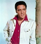 Elvis Presley Kissin' Cousins Film Worn Cream Denim Jeans and Jacket